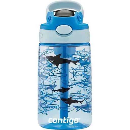 Contigo Detská fľaša Easy Clean 420 ml Blue Sharks