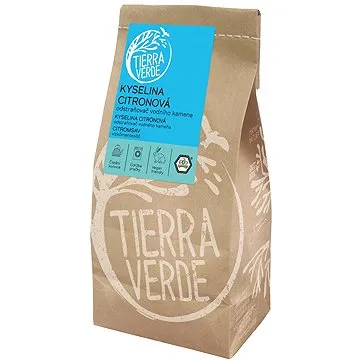 TIERRA VERDE Odstraňovač vodného kameňa – kyselina citrónová (pap. vrecko 1 kg) (8594165000354)