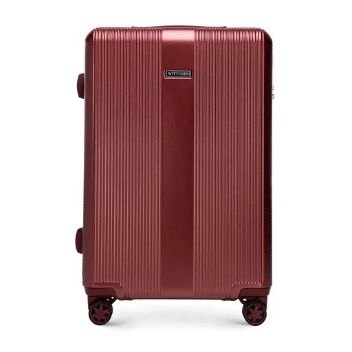 Stredne veľký bordový kufor Wittchen 56-3P-902-36