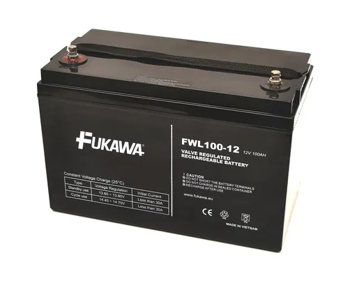Akumulátor FUKAWA FWL100-12 (12V 100Ah živ. 10 rokov)