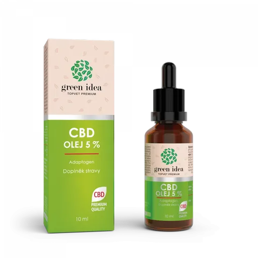 CBD olej 5 % – 10 ml – Green idea