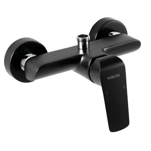 Sprchová batéria Novaservis Nobless Tina bez sprchového setu 150 mm čierna 38062/1,5