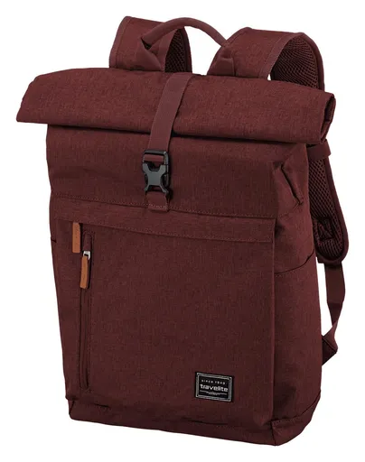 Roll-top batoh Travelite Basics Roll-up Backpack Bordeaux