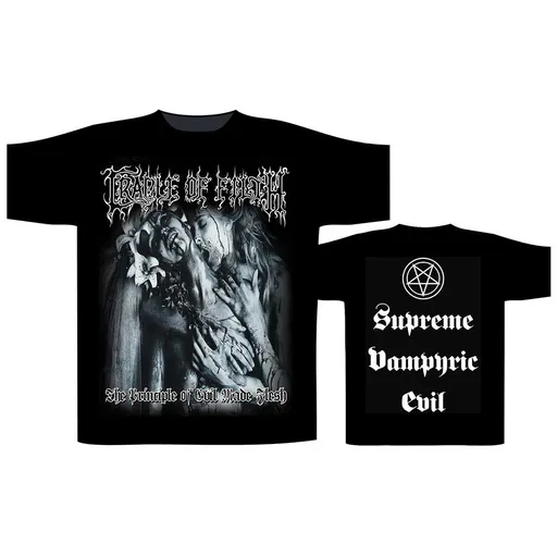 Cradle of Filth tričko Supreme Vampiric Evil Čierna XL