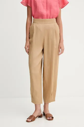 Ľanové nohavice United Colors of Benetton