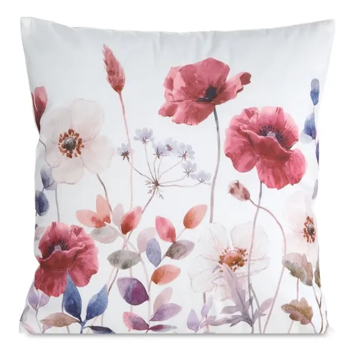 ArtFir Obliečka na vankúš MINK 39 | biela/červená 45 x 45 cm