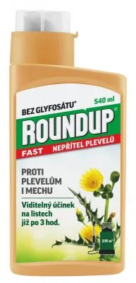 ROUNDUP Fast bez glyfozátu - koncentrát EVERGREEN 540ml
