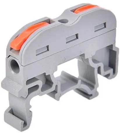 Rýchlospojka PCT-211 pre káble 0,08-4mm2 na DIN lištu