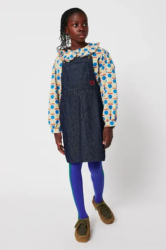 Dievčenské bavlnené šaty Bobo Choses Tic Tac Toe