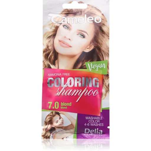 Delia Cosmetics Cameleo Coloring Shampoo tónovací šampón na vlasy odtieň 7.0 Blond 40 ml