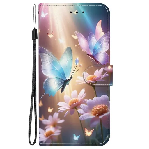 ART Peňaženkový kryt pre Infinix Hot 50 5G BUTTERFLY FLOWER