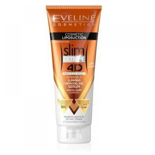 EVELINE Slim EXTREME 4D Liposuction intenzívne zoštíhľujúce sérum s chladivým efektom 250 ml