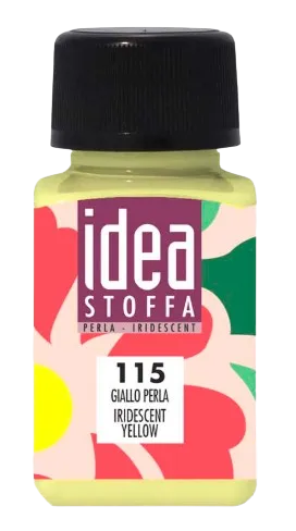 MAIMERI IDEA STOFFA - Farby na textil 115 - iridescent yellow, 60 ml
