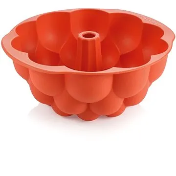 TESCOMA Bábovka vysoká DELÍCIA SiliconPRIME, priemer 24 cm, malina (8595028402322)