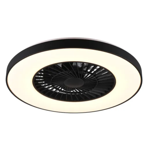 Reality Halmstad led ventilátor čierna r62672132 RER62672132