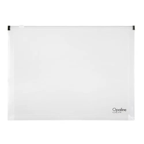 Obálka A5 PP na zips číra