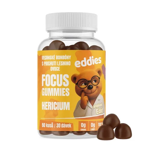 EDDIES Focus Gumídci na podporu pamäte 60 kusov