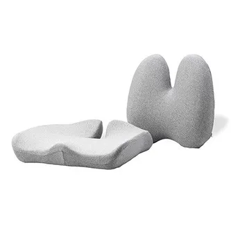 Powerton ERGO CUSHY Set bederní opěrky a podsedáku, šedý