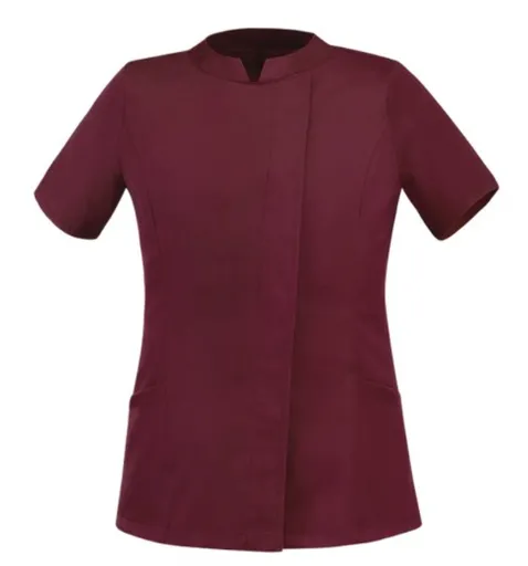 EGOCHEF Dámska zdravotnícka košeľa EGOchef Alessia - Bordová XS