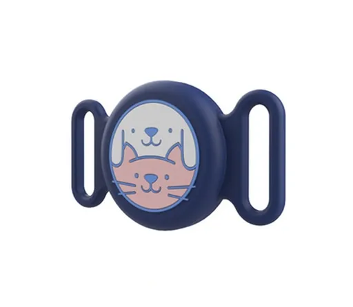 PROTEMIO PET LOCATE Obal pre Apple AirTag na obojok psa / mačky tmavomodrý
