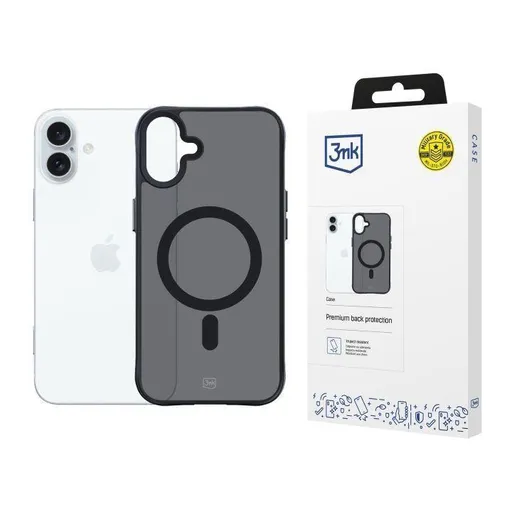 3mk ochranný kryt Smoke MagCase pre Apple iPhone 16 Plus