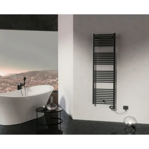 Cordivari Lisa black elektrický radiátor 50x140 cm čierny LISA5001400