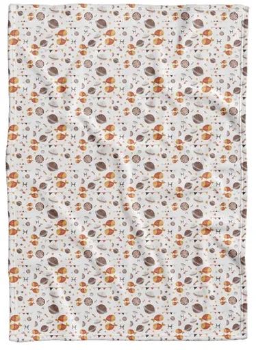 Deka Znamenie watercolor Ryby  (21.1. - 20.3.)  (Podšitie baránkom: NE)