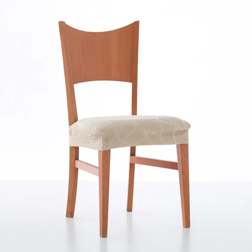 Súprava 2 pružných žakárových poťahov na stoličku so vzorom oblúčikov