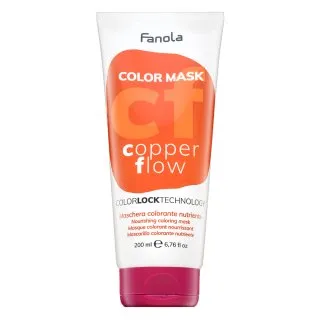 Fanola Color Mask vyživujúca maska ​​s farebnými pigmentmi pre oživenie farby Copper Flow 200 ml