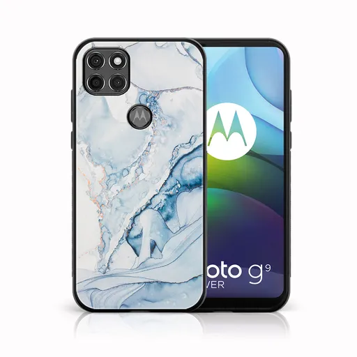 MY ART Ochranný obal Motorola Moto G9 Power -LIGHT BLUE (149)