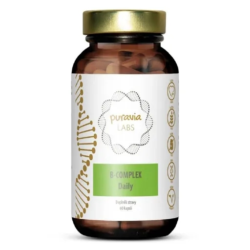 PURAVIA LABS B-komplex Daily 60 kapsúl