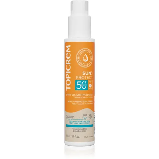 Topicrem Sun Protect Moisturizing Sun Spray ochranný sprej s hydratačným účinkom SPF 50+ 150 ml