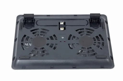 GEMBIRD Podstavec pod notebook NBS-2F15-05, pre notebooky do 15, 6", LED, čierny