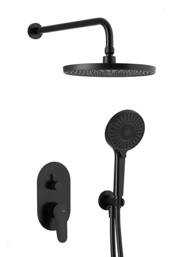 KFA - Sprchová sada OTAVA podomietková, čierna 5559-501-81