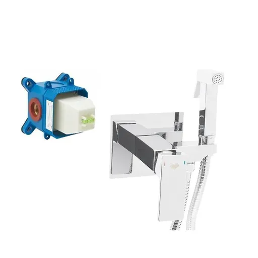 Bidetová batéria SAT vrátane podomietkového telesa chróm SATBSPBHT