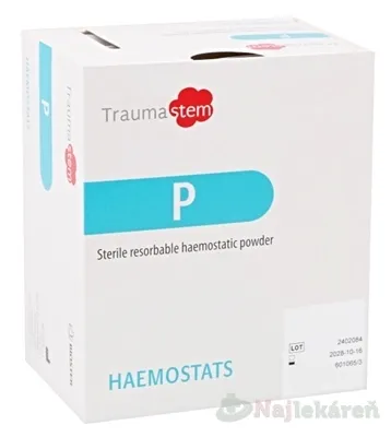 Traumastem P prášok hemostatický vstrebateľný 3g