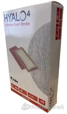HYALO4 Adhesive Foam Border 10×20 cm silikónové penové krytie 10 ks