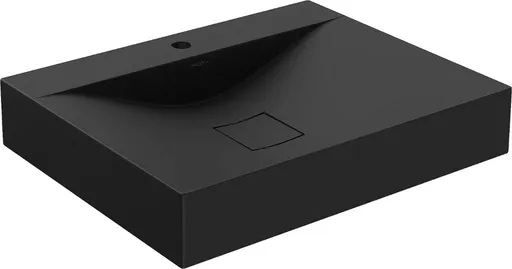 MEXEN - Poli umývadlo na dosku liaty mramor 1/O 60 x 48, čierna 23026071