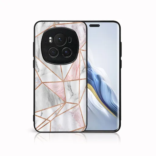 MY ART Ochranný kryt pre Honor Magic6 Pro 5G PINK MARBLE (143)