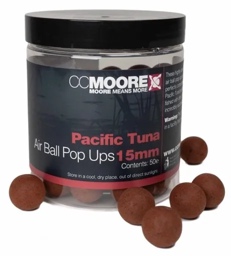 Cc moore plávajúce boilies air ball pacific tuna 12 mm - natural