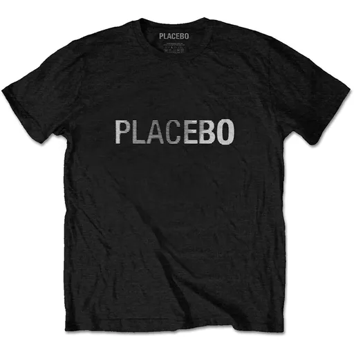 Placebo tričko Rock Off metal Placebo Logo čierne Čierna S