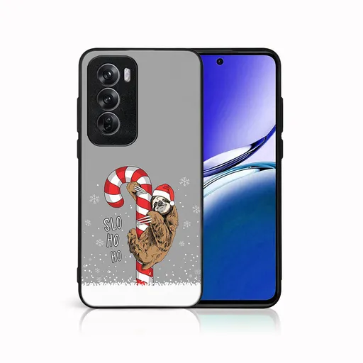 MY ART Kryt s vianočným dizajnom Oppo Reno12 Pro 5G CANDY (076)