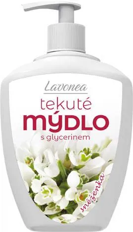 Mydlo tekuté Lavonea biele snežienka 500ml
