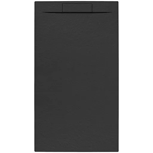 Sprchová vanička obdĺžniková SAT Fusion 160x80 cm liaty mramor Grafito SATFU16080G