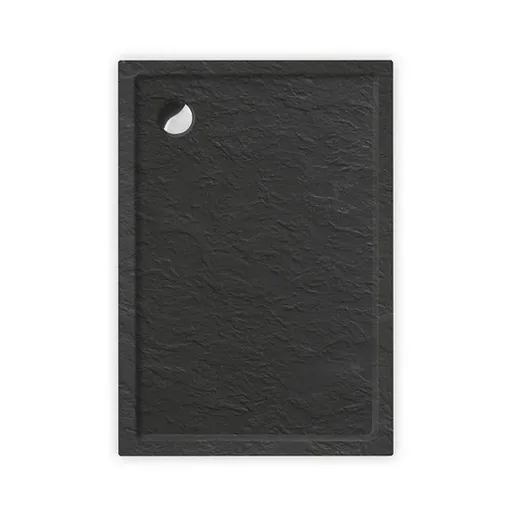 Roth Flat Stone Effect sprchová vanička obdĺžniková 140x90 cm akrylát antracit 8000338
