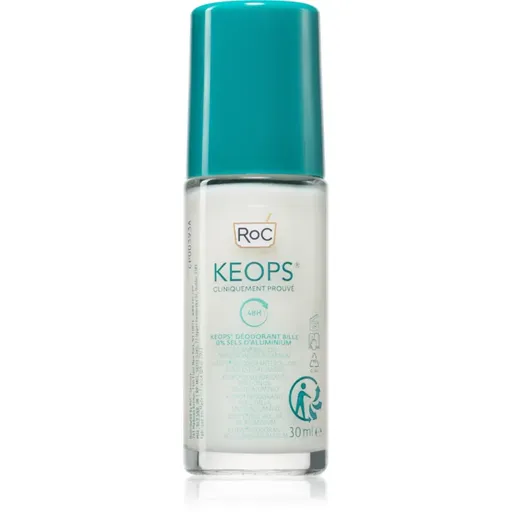 RoC Keops Roll-On Deodorant 0% Aluminium dezodorant roll-on pre citlivú pokožku bez parfumácie 30 ml