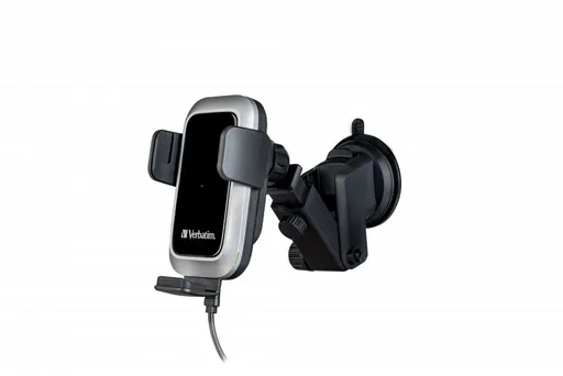 VERBATIM Držiak do Autá Bezdrôtová rýchlonabíjačka Pro Qi 15W FWC-03