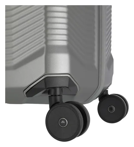 Stredný škrupinový kufor Travelite Millennium M Silver