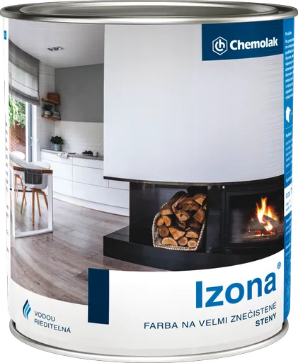 IZONA - Farba na veľmi znečistené steny 6 kg 0100 - biela