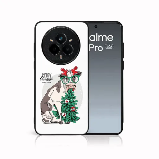 MY ART Kryt s vianočným dizajnom Realme 14 Pro+ 5G MERRY CHRISTMAS (074)